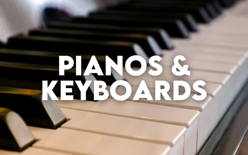 pianos keyboards